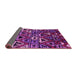 Sideview of Solid Pink Modern Rug, urb1272pnk