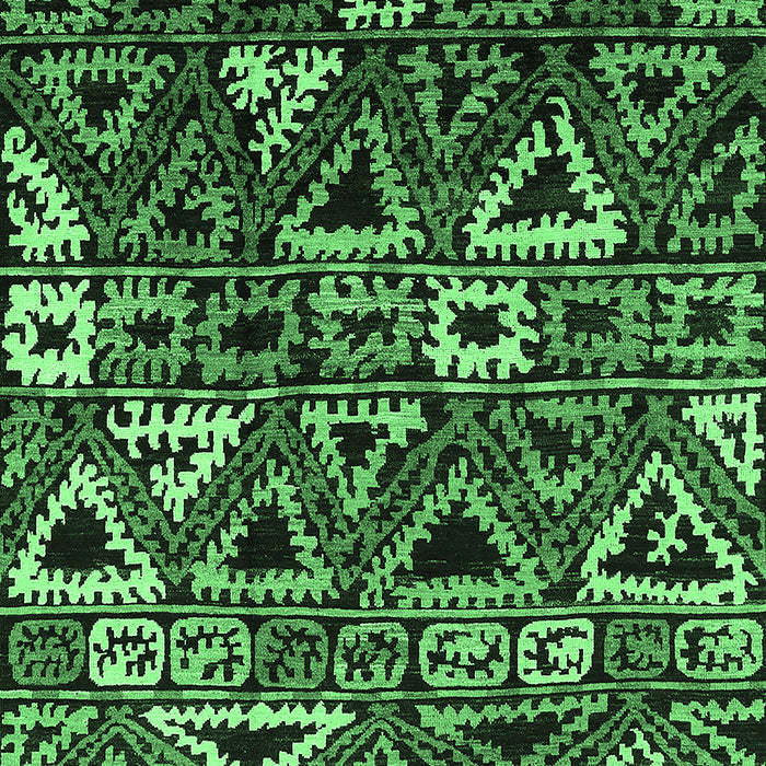 Machine Washable Solid Emerald Green Modern Area Rugs, wshurb1272emgrn