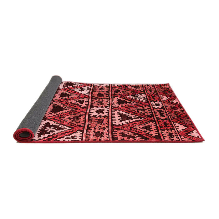 Solid Red Modern Area Rugs