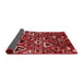 Solid Red Modern Area Rugs