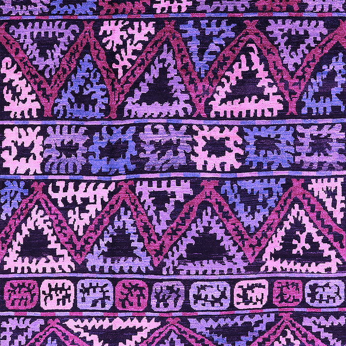 Machine Washable Solid Purple Modern Area Rugs, wshurb1272pur