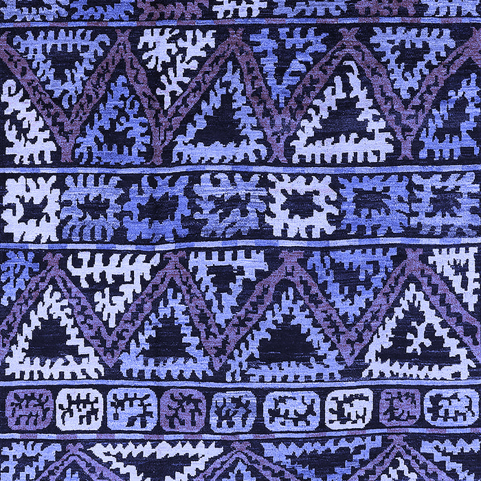 Solid Blue Modern Rug, urb1272blu