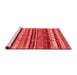 Country Red Washable Rugs