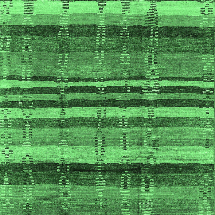 Southwestern Emerald Green Country Rug, urb1273emgrn