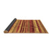 Sideview of Southwestern Brown Country Rug, urb1273brn