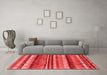 Country Red Washable Rugs