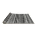 Sideview of Southwestern Gray Country Rug, urb1273gry