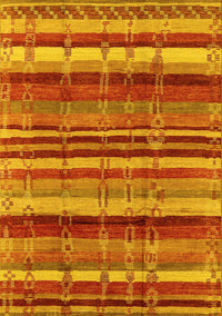 Southwestern Yellow Country Rug, urb1273yw