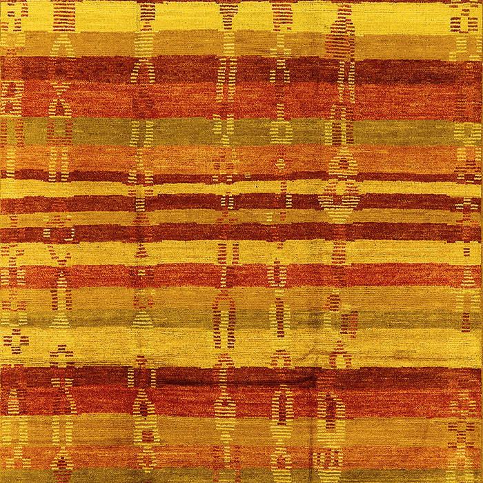 Southwestern Yellow Country Rug, urb1273yw