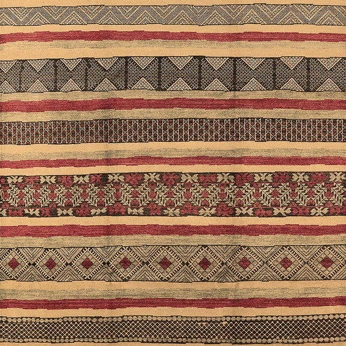 Machine Washable Solid Brown Modern Rug, wshurb1274brn