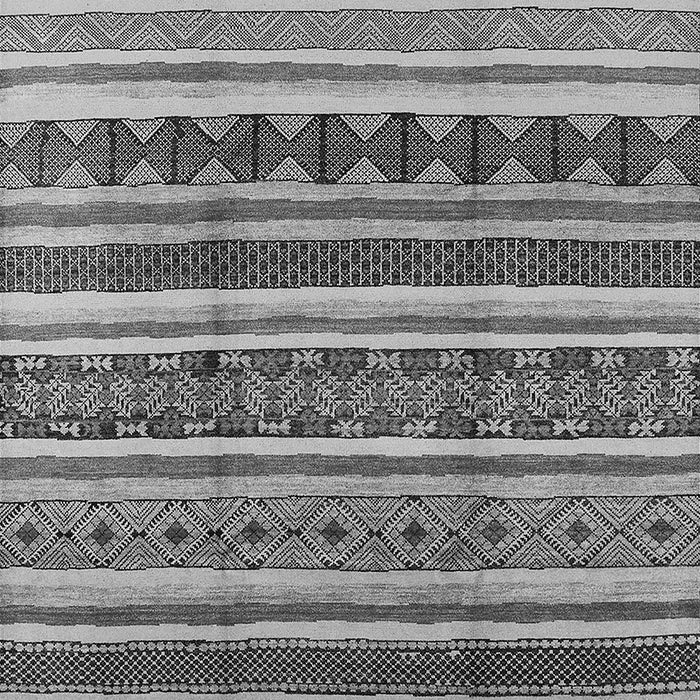 Machine Washable Solid Gray Modern Rug, wshurb1274gry