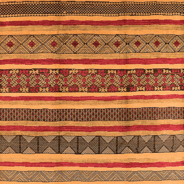 Solid Orange Modern Rug, urb1274org