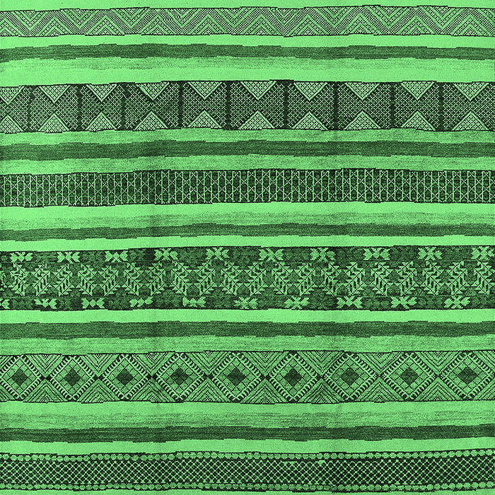 Solid Emerald Green Modern Rug, urb1274emgrn