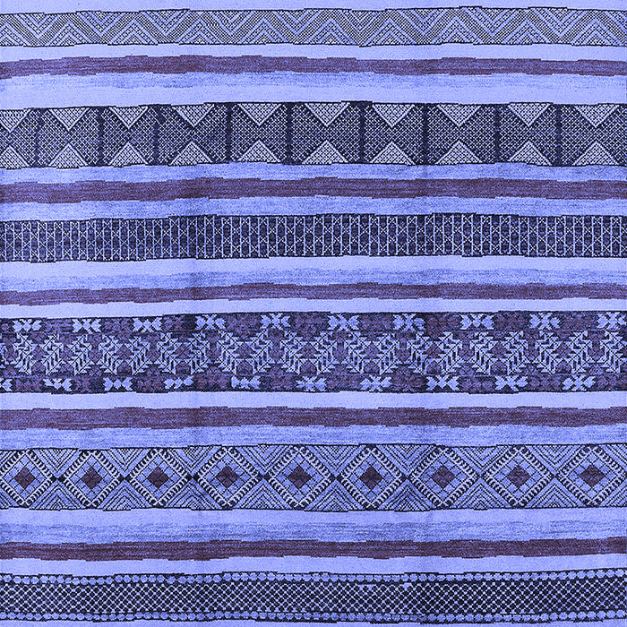 Solid Blue Modern Rug, urb1274blu