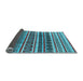 Sideview of Solid Light Blue Modern Rug, urb1274lblu