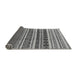 Sideview of Solid Gray Modern Rug, urb1274gry