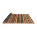 Sideview of Solid Brown Modern Rug, urb1274brn