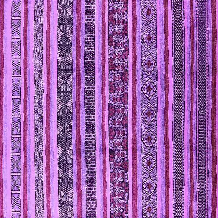 Square Solid Purple Modern Rug, urb1274pur