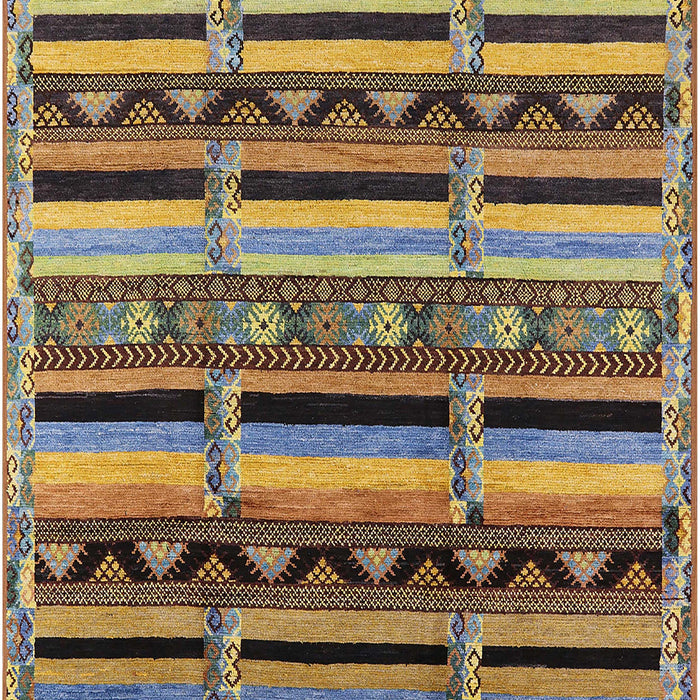 Mid-Century Modern Reddish Brown Solid Rug, urb1275