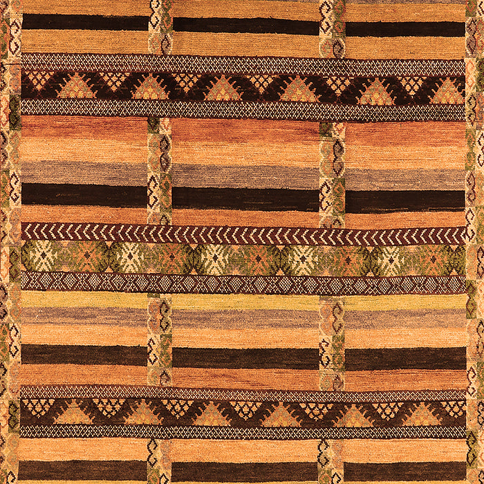 Machine Washable Solid Orange Modern Area Rugs, wshurb1275org