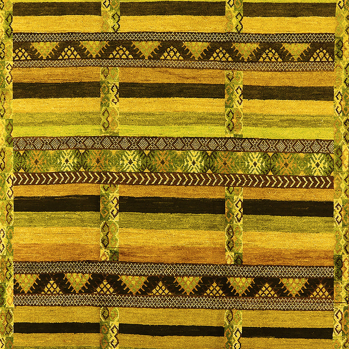 Solid Yellow Modern Rug, urb1275yw