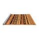 Sideview of Machine Washable Solid Orange Modern Area Rugs, wshurb1275org