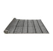 Sideview of Solid Gray Modern Rug, urb1276gry
