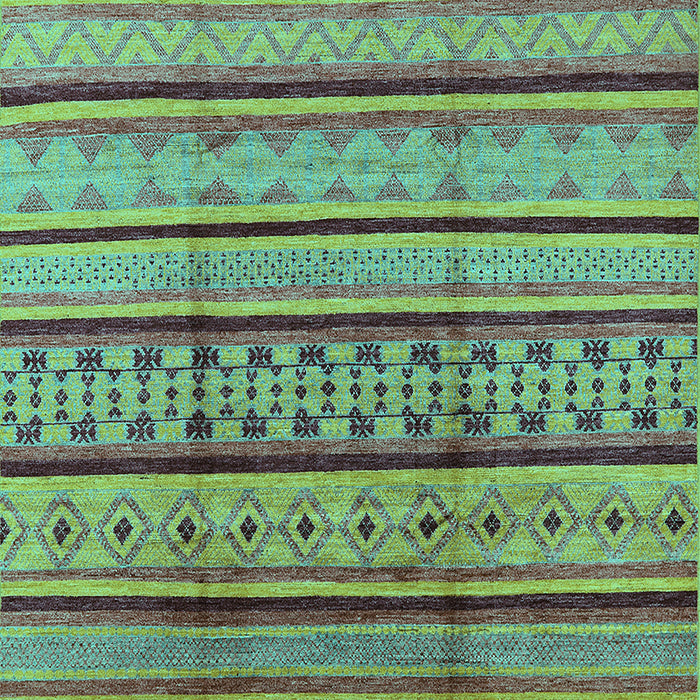 Solid Turquoise Modern Rug, urb1276turq