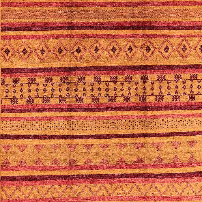 Solid Orange Modern Rug, urb1276org