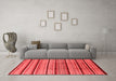 Modern Red Washable Rugs