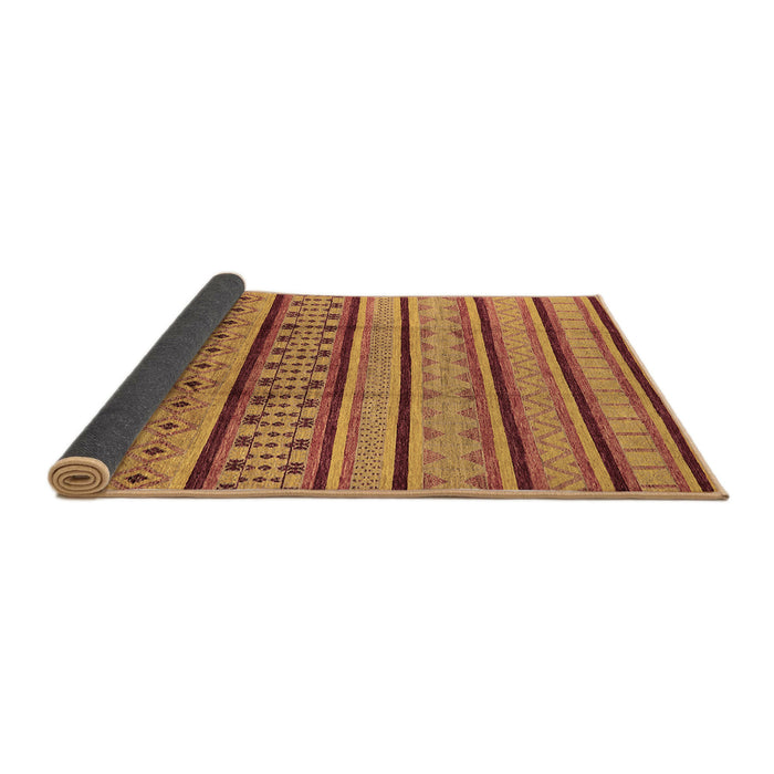 Sideview of Solid Brown Modern Rug, urb1276brn