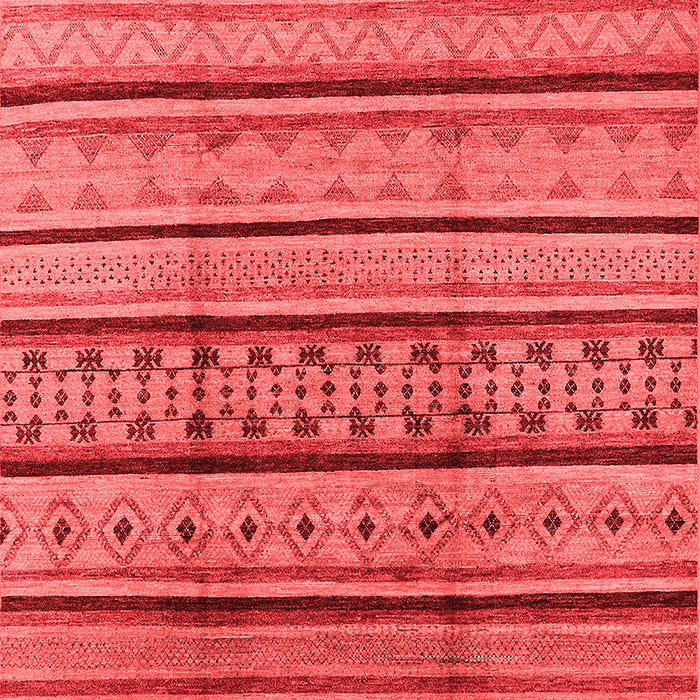 Solid Red Modern Area Rugs