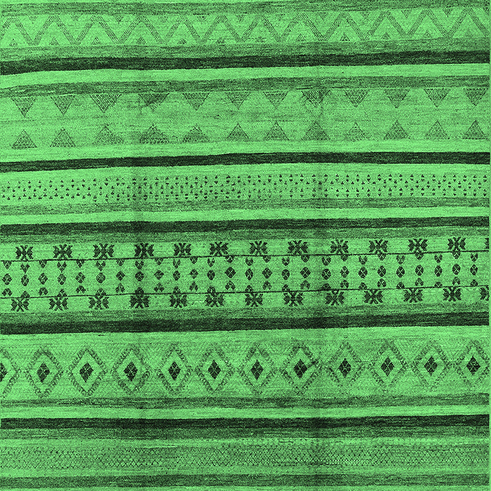Solid Emerald Green Modern Rug, urb1276emgrn