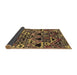 Sideview of Solid Brown Modern Rug, urb1277brn