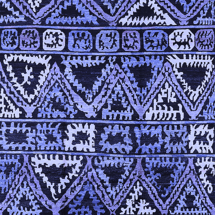 Solid Blue Modern Rug, urb1277blu