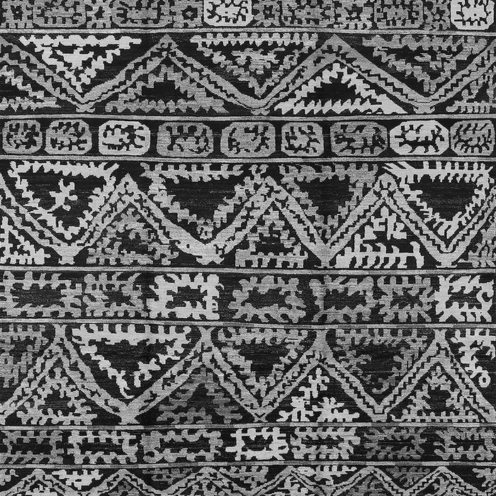 Square Machine Washable Solid Gray Modern Rug, wshurb1277gry