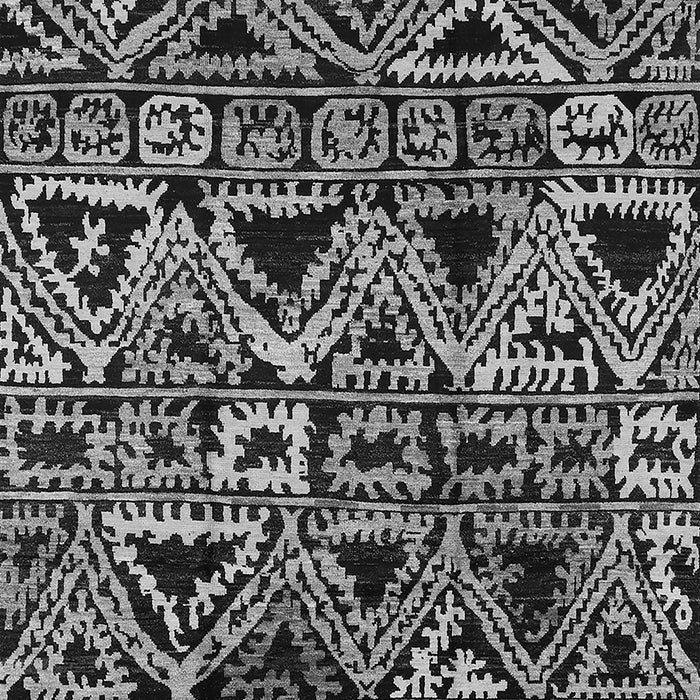 Machine Washable Solid Gray Modern Rug, wshurb1277gry