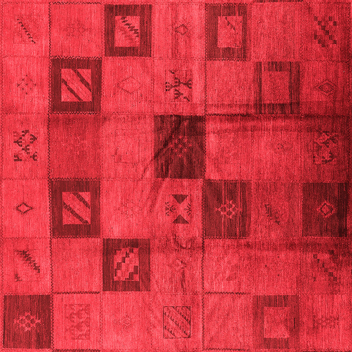 Machine Washable Persian Red Bohemian Rug, wshurb1278red