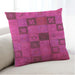 Lifestyle Image of Mid-Century Modern Urban Square Deep Pink Throw Pillow, 18 inch by 18 inch, pwurb1278