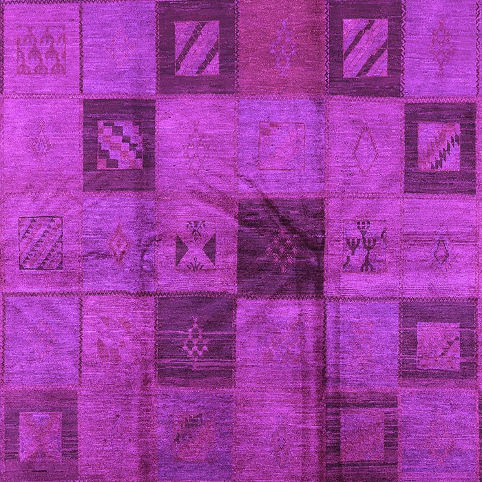 Machine Washable Persian Purple Bohemian Area Rugs, wshurb1278pur