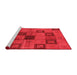 Bohemian Red Washable Rugs