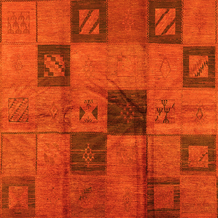 Machine Washable Persian Yellow Bohemian Rug, wshurb1278yw