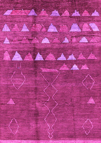 Solid Pink Modern Rug, urb1279pnk