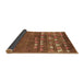 Sideview of Solid Brown Modern Rug, urb1279brn