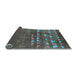 Sideview of Solid Light Blue Modern Rug, urb1279lblu