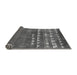 Sideview of Solid Gray Modern Rug, urb1279gry