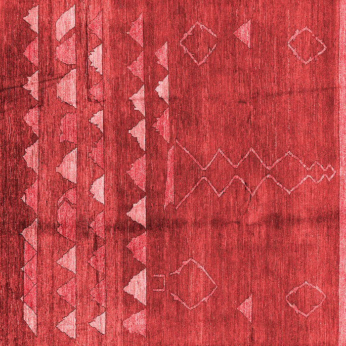 Solid Red Modern Rug, urb1279red