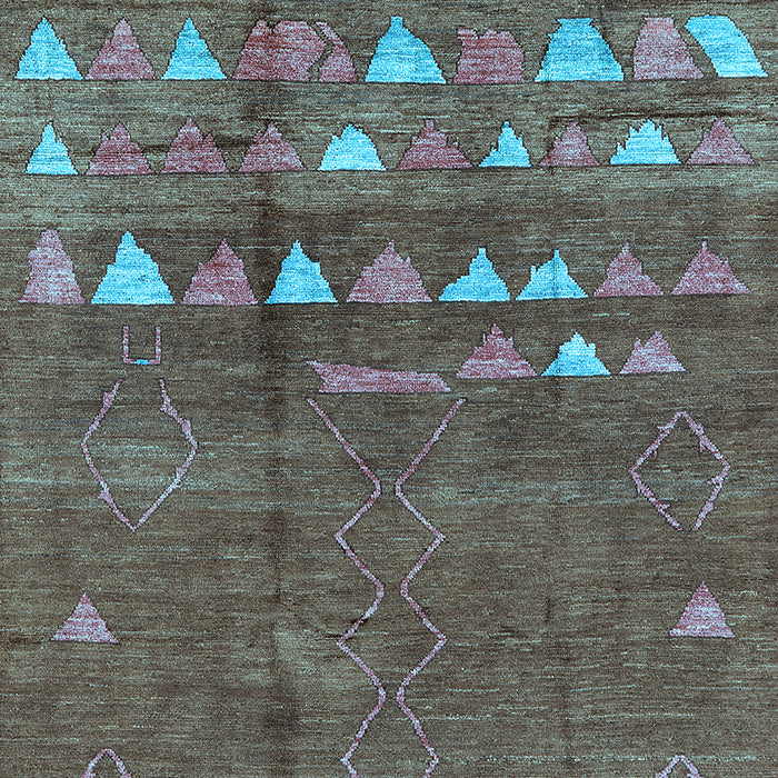 Machine Washable Solid Light Blue Modern Rug, wshurb1279lblu