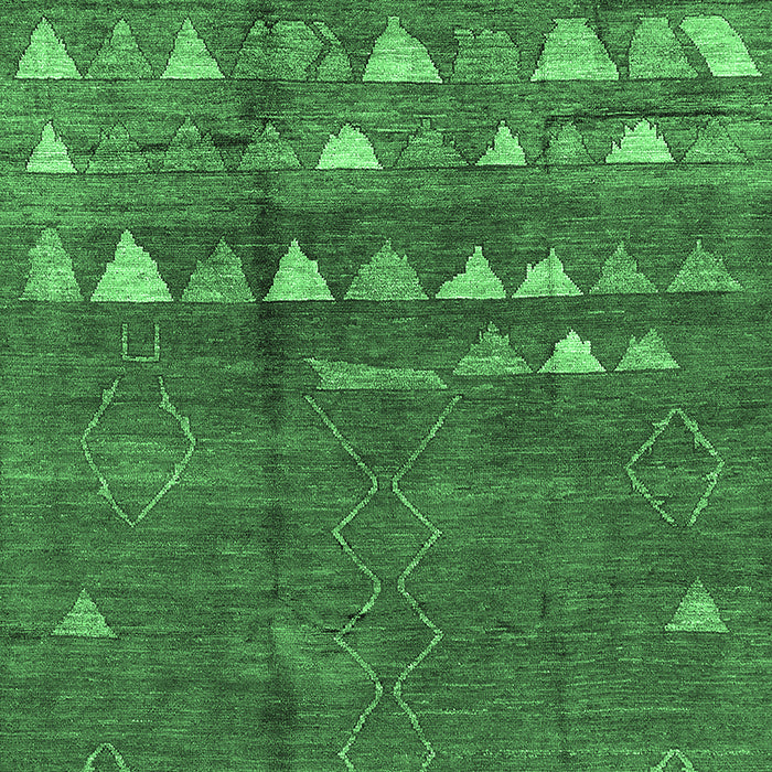 Solid Emerald Green Modern Rug, urb1279emgrn