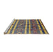 Sideview of Machine Washable Industrial Modern Purple Haze Purple Rug, wshurb1280